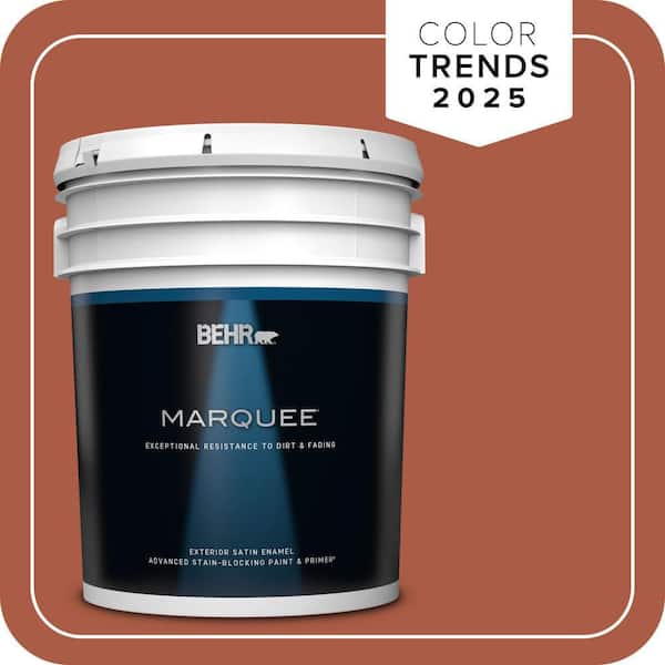BEHR MARQUEE 5 gal. #M190-7 Colorful Leaves Satin Enamel Exterior Paint & Primer