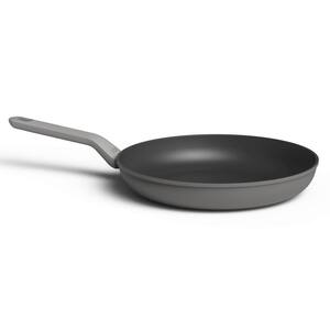 Leo 11 in. Aluminum Nonstick Frying Pan in Grey