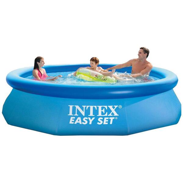 Intex Easy Set ft. x 30 ft. Round 30 in. Deep inflatable Pool 3 x 28120EH - Home Depot