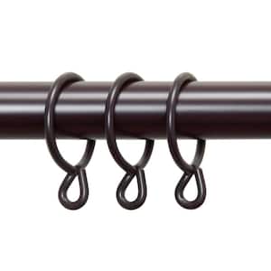 Mahogany Steel Curtain Rings (Set of 10)