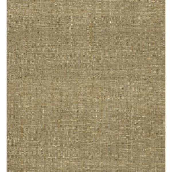 A-Street Prints Light Brown Cheng Woven Grasscloth Wallpaper Sample