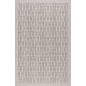 Serenity Solid Taupe 9 ft. x 12 ft. Indoor/Outdoor Area Rug