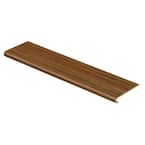Cider Oak 47 in. Long x 12-1/8 in. W x 1-11/16 in. T Vinyl Overlay for Stairs 1 in. T