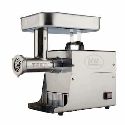 b>TC32 Meat Grinder Attachment - Cast Iron</b> - 8mm Stainless Steel Plate