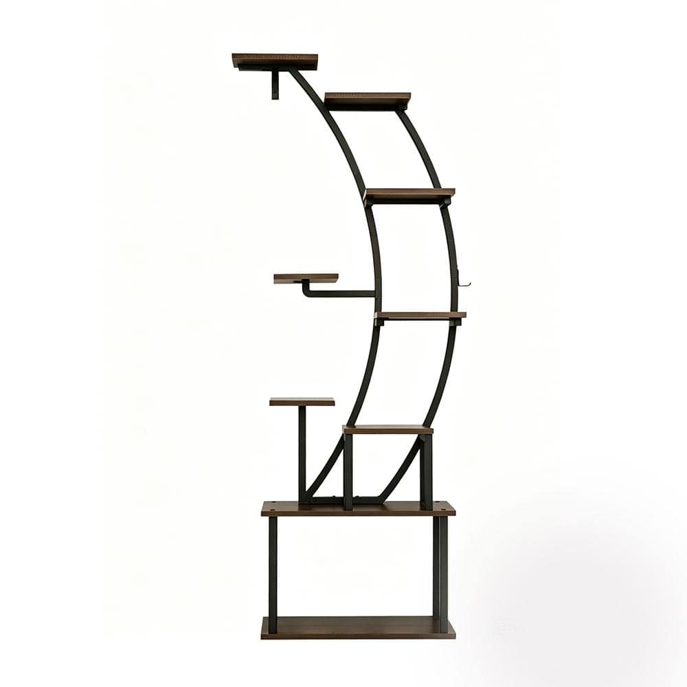 63 in. Tall 9-Tier Corner Plant Stand with Grow Lights for Indoor Plants price history on PriceWatchPro