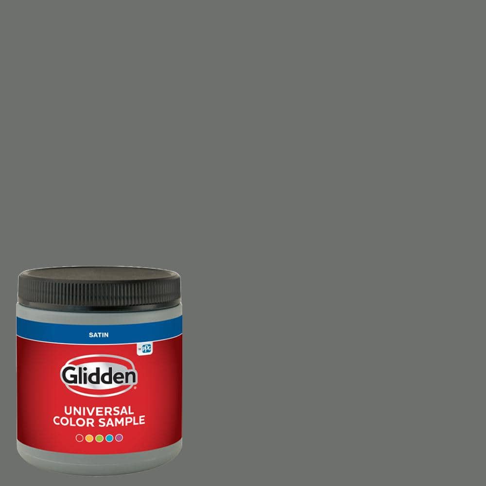Glidden 8 oz. PPG1010-6 Up in Smoke Satin Interior Paint Sample, image size:1000x1000