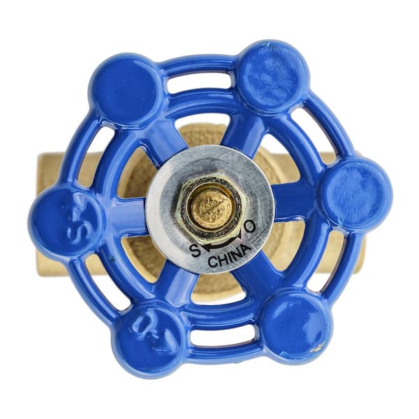 Everbilt 1/2 in. Brass Sweat x Sweat Stop Valve 105-503EB - The