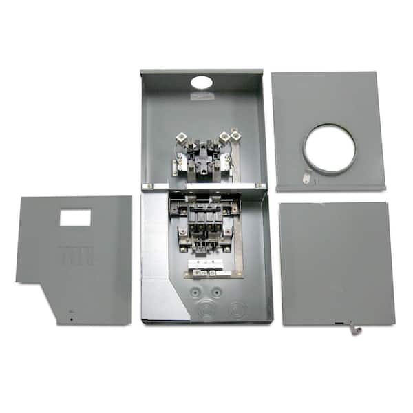 Outdoor 200 Amp 4-Space 8-Circuit Main Breaker Ringless Surface Overhead/Underground Georgia Power MSLC (TSMRQ420CSCUGP)