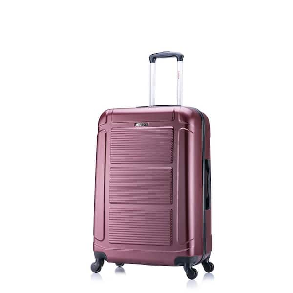 InUSA Pilot Lightweight Hardside Spinner Suitcase 28 in. Wine