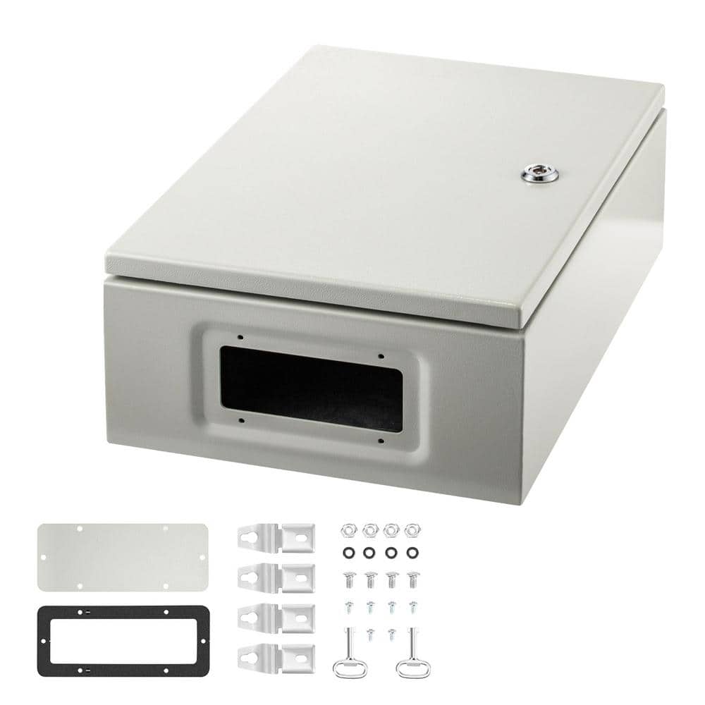 Carbon Steel Electrical Box, Measuring 16 x 12 x 6 in. with Hinged Cover, IP66 Waterproof and Dust Resistant price history on PriceWatchPro