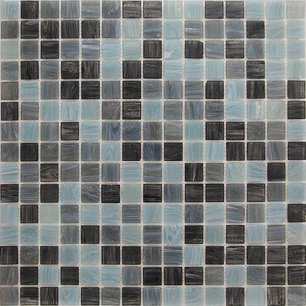 Apollo Tile Mingles 12 in. x 12 in. Glossy Dark Gray Glass Mosaic Wall and  Floor Tile (20 sq. ft./case) (20-pack) MIX2088GR728A - The Home Depot