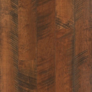 Outlast+ Antique Cherry Laminate Flooring - 5 in. x 7 in. Take Home Sample