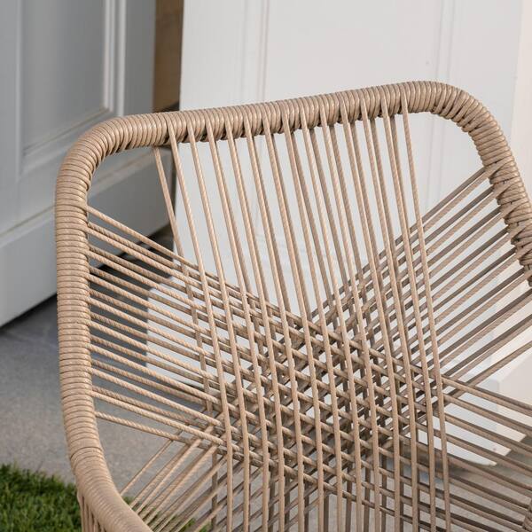 Hampton Bay Haymont 6 piece Steel Wicker Outdoor Dining Chair Set 6 Pack FRS80961 ST CH