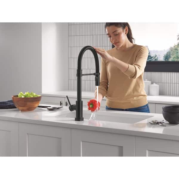 Delta Trinsic Spring Spout Touch2O Touchless Technology Single