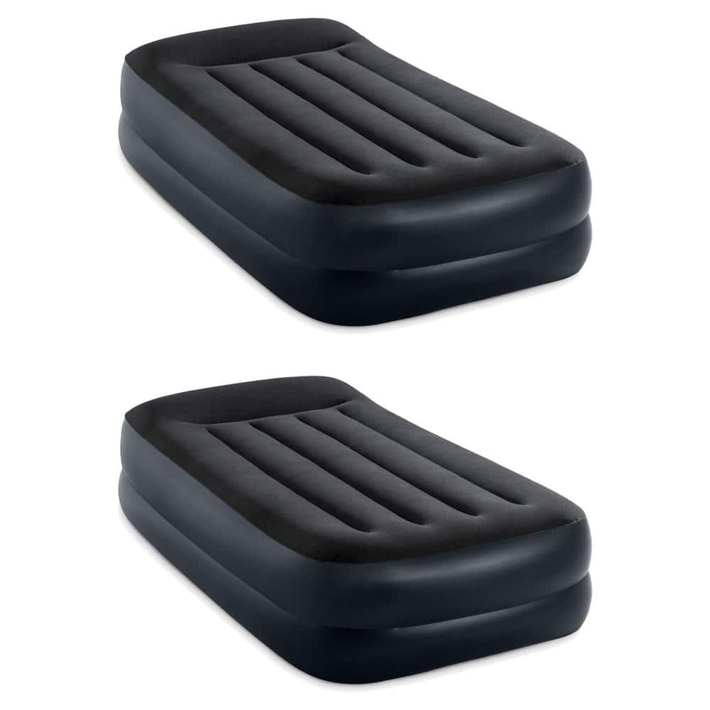 Twin Sized Pillow Raised Airbed Mattress with Built-In Pump (2-Pack) price history on PriceWatchPro