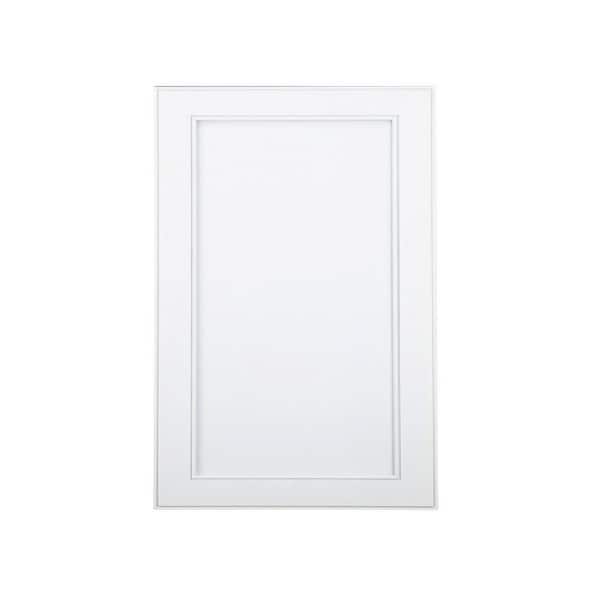 15.5 in. W x 31.5 in. H x 3.5 in. D Dogwood Inset Panel White Enamel Recessed Medicine Cabinet without Mirror