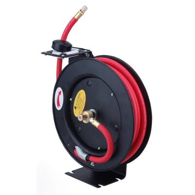 SPEEDWAY 50 ft. Retractable Air Hose Reel-7640 - The Home Depot