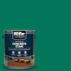 1 gal. #OSHA-2 OSHA SAFETY GREEN Solid Color Flat Interior/Exterior Concrete Stain