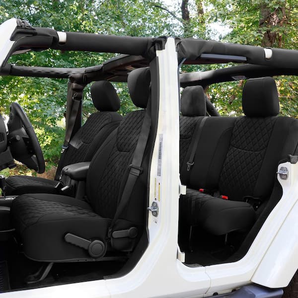 FH Group Neoprene Custom Seat Covers for 2007-2018 Jeep Wrangler