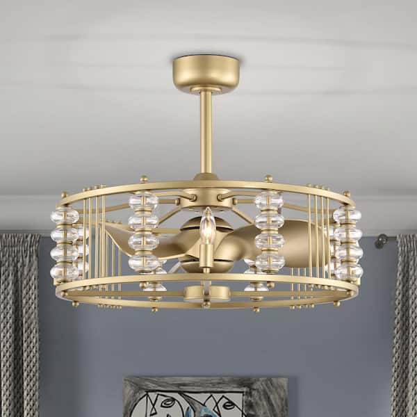 Warehouse of Tiffany Randy 28 in. 4Light Indoor Matte Gold Finish