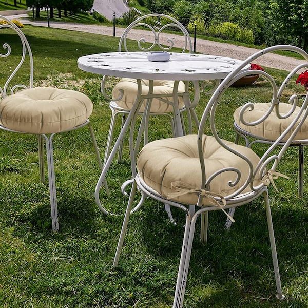 Round Outdoor Cushions Bistro Chairs
