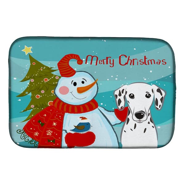 Caroline's Treasures Black Labrador Retriever Merry Christmas Tree White  Kitchen Towel Set of 2 Dish Towels