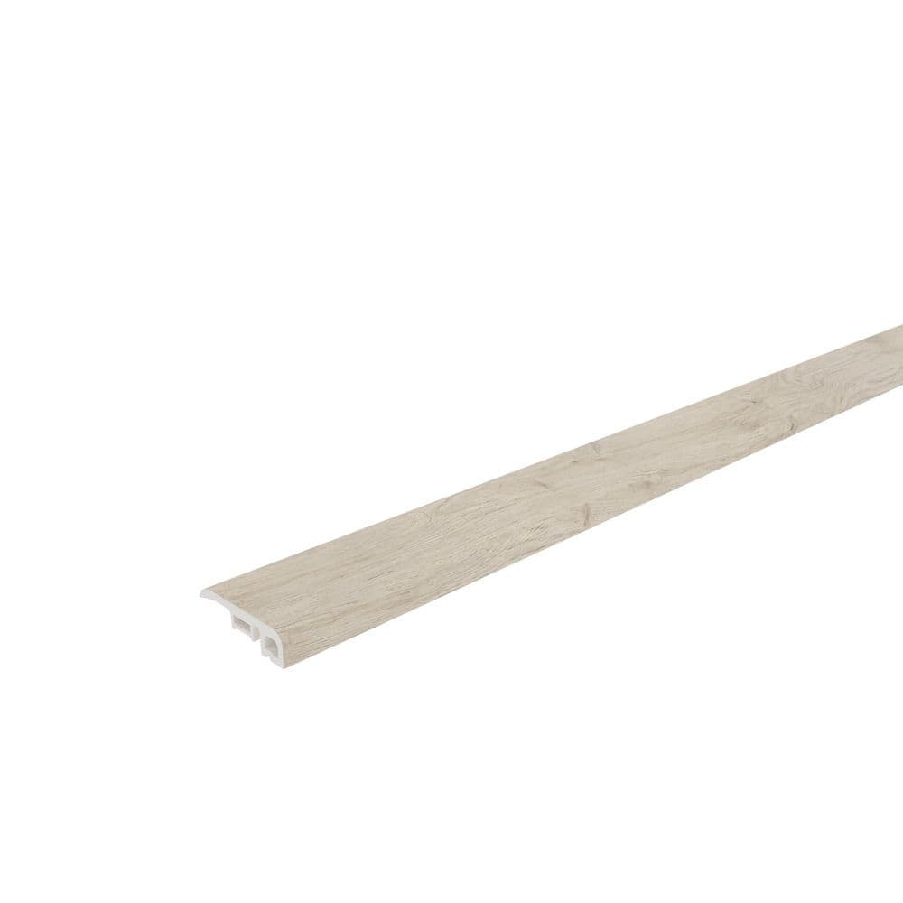Everlux Premium Flooring Teresa Wheat Brown 0.39 in. T x 1.38 in. W x 94.5 in. L Reducer Molding price history on PriceWatchPro