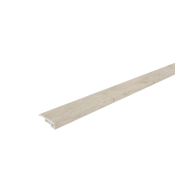 NewTechWood Everlux Premium Flooring Teresa Wheat Brown 0.39 in. T x 1.38 in. W x 94.5 in. L Reducer Molding