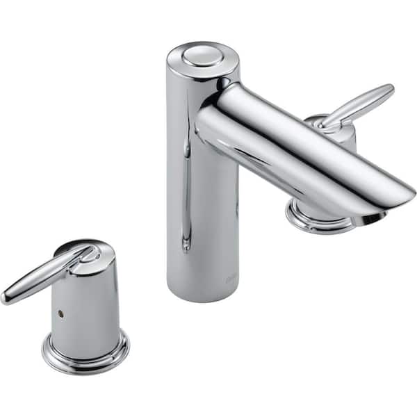 Delta Grail 2-Handle Roman Tub Trim Kit Only in Chrome (Valve not included)