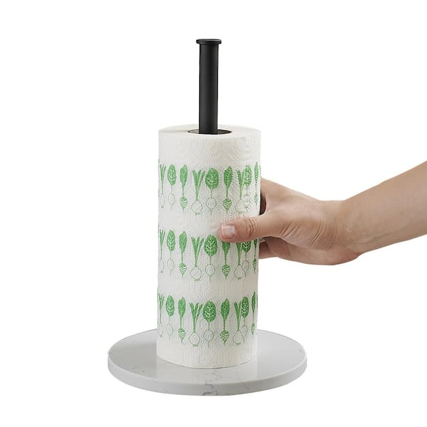 Countertop Freestanding Paper Towel Holder with Weighted Base Suction Cups Latitude Run