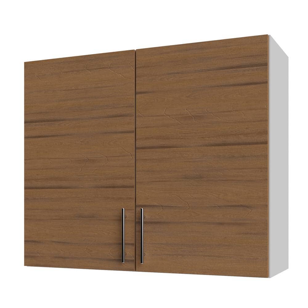 Miami Weatherboard 36 in. X 12 in. X 30 in Outdoor Wall Cabinet in Teak Matte price history on PriceWatchPro
