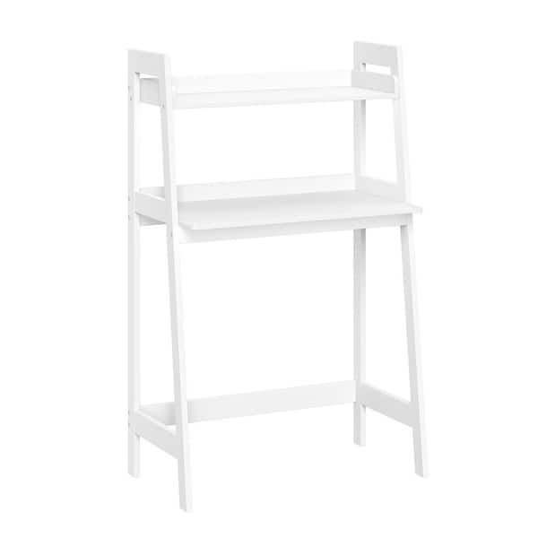 Kids Desk with Ladder Shelf Storage