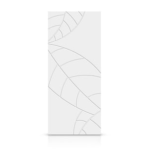 36 in. x 80 in. Hollow Core White Stained Composite MDF Interior Door Slab