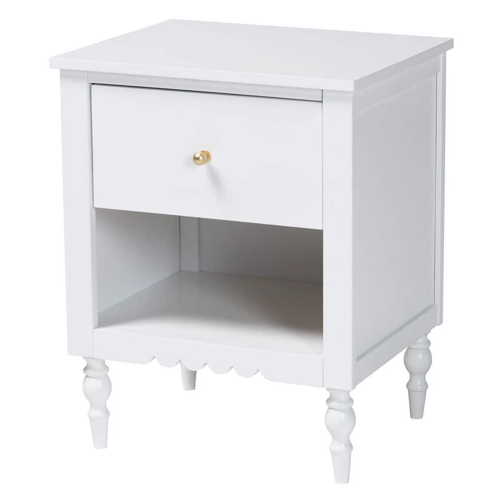 Roni White 1-Drawer Nightstand price history on PriceWatchPro