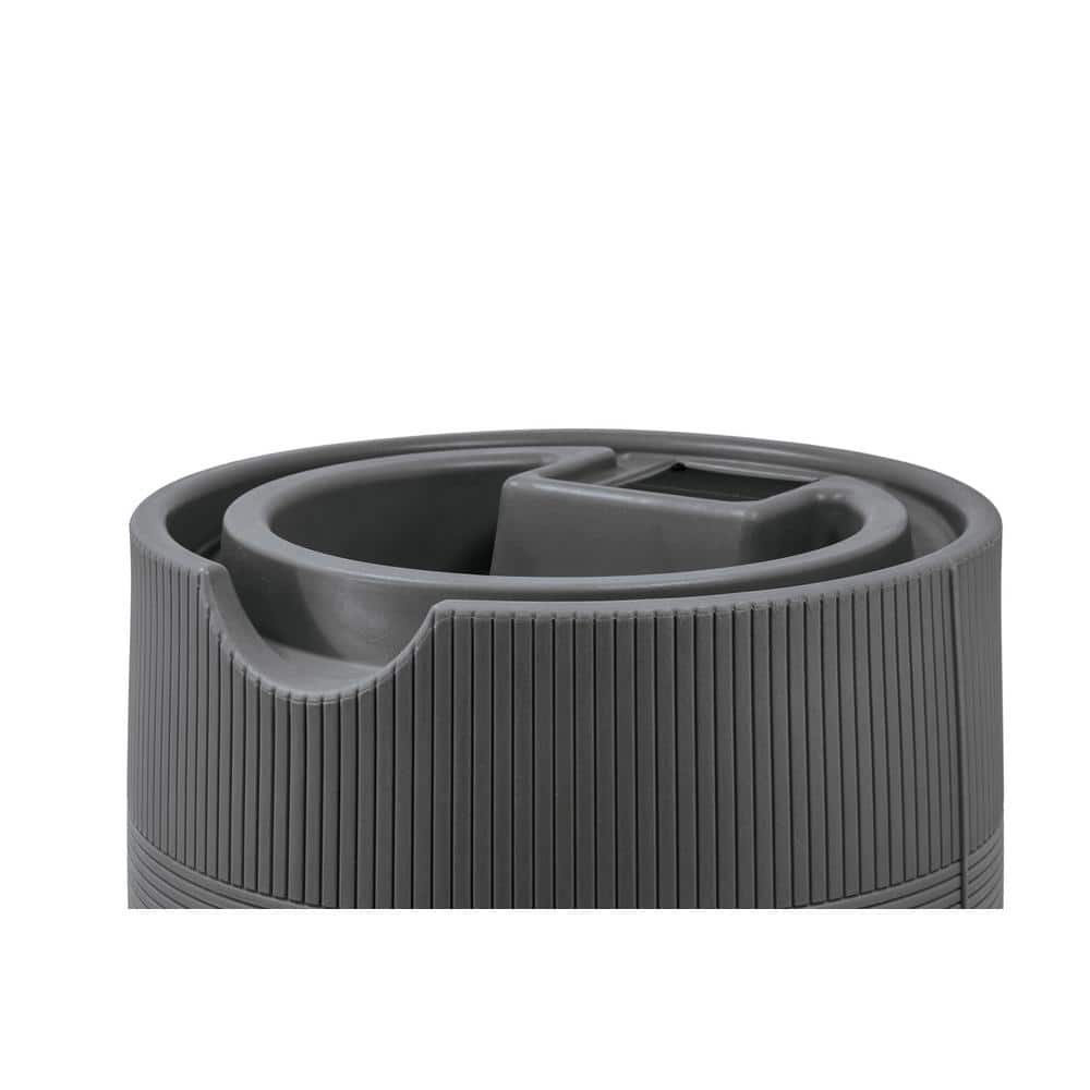 Havana Dark Granite 50 Gallon Rain Saver with Planter Top