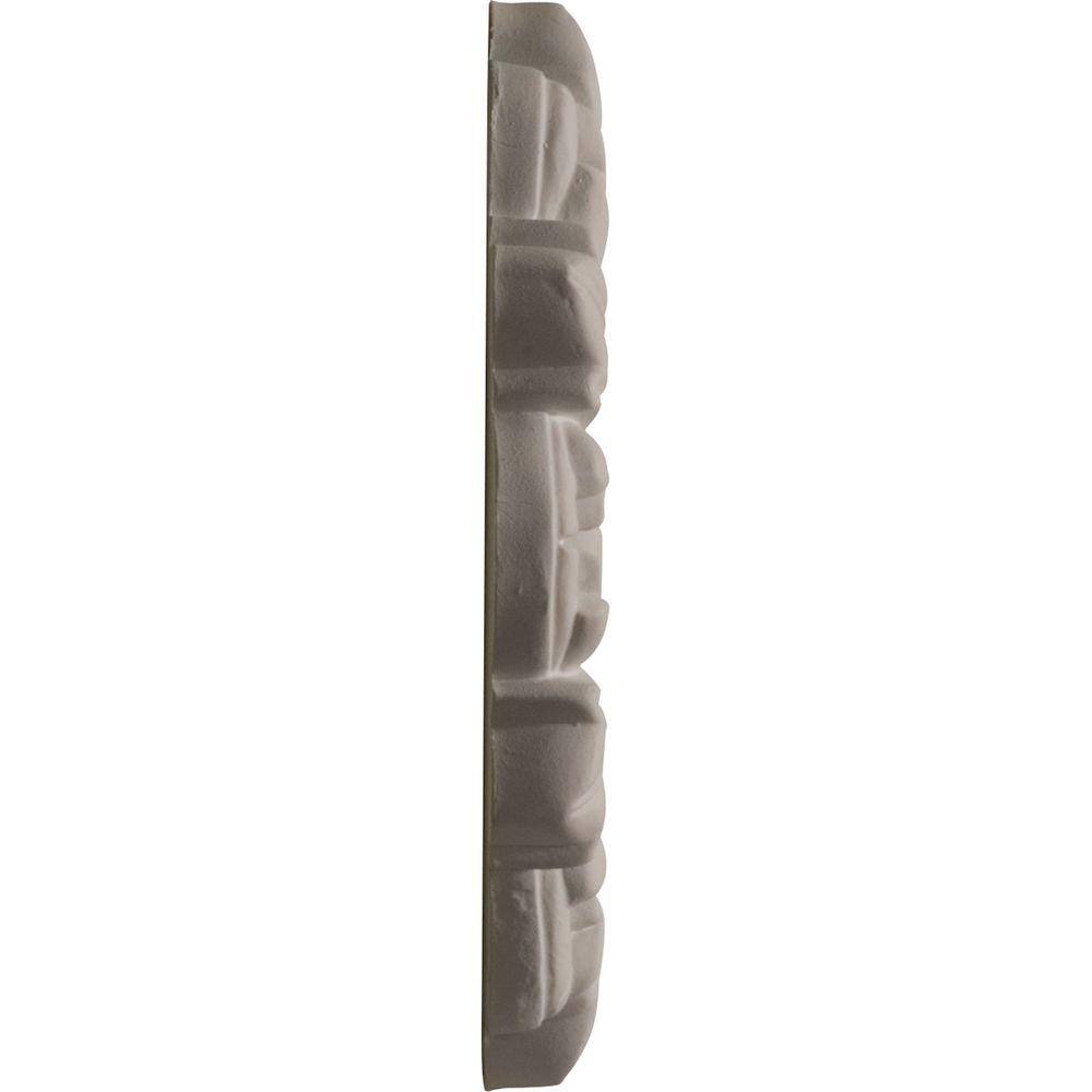 Primed Gray Round Floral Crown Rosette, 7.625"