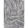 Hampton Bay Blue 5 ft. x 7 ft. Palm Indoor/Outdoor Area Rug 3134045