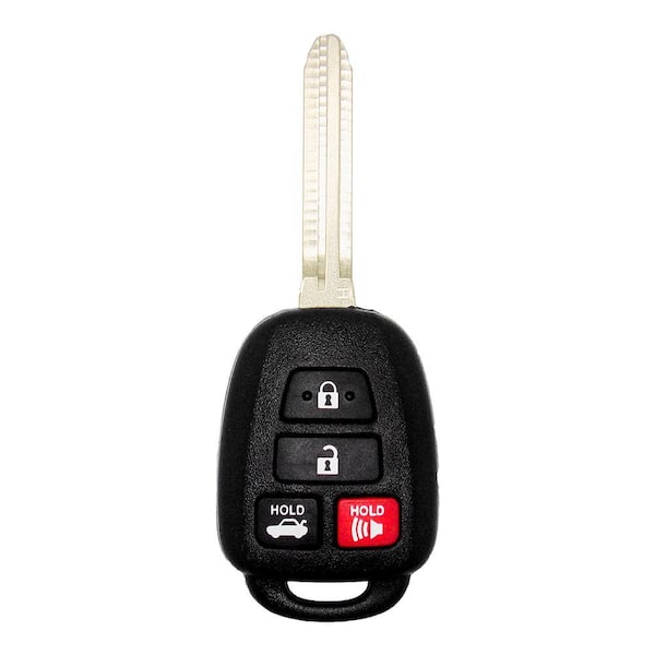 Simple Key DIY Programming Kit for Toyota Vehicles - Easy-to-Program Key and Remote Combo with 4-Button Control