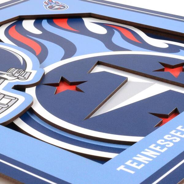 Tennessee Titans 23 LED Retro Logo Round Wall Sign