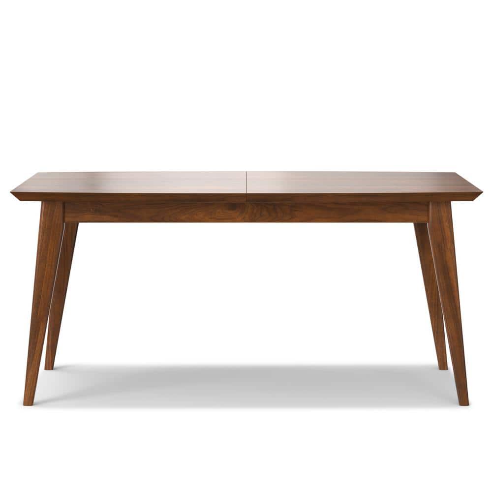 Walnut Mid-Century Modern Extendable Dining Table for Eight