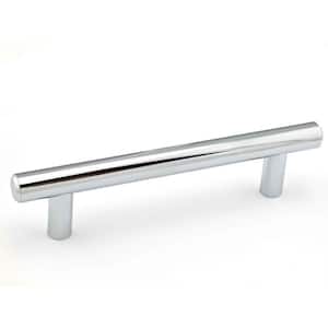 Roosevelt Collection 4 1/4 in. (108 mm) Chrome Modern Cabinet Bar Pull