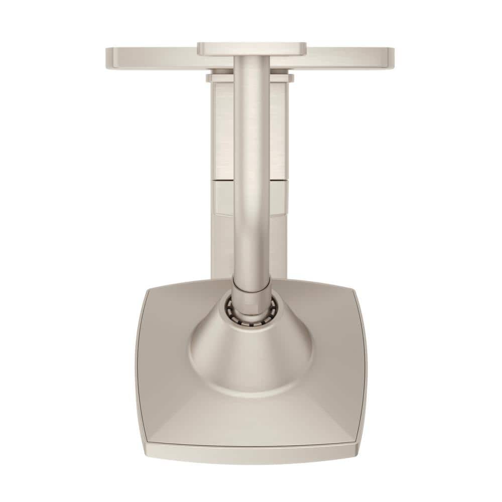 Deckard Brushed Nickel Square Wall Mounted Tub and Shower Faucet