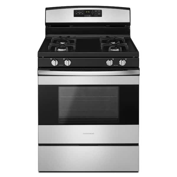 Amana 5.0 cu. ft. Gas Range in Stainless Steel