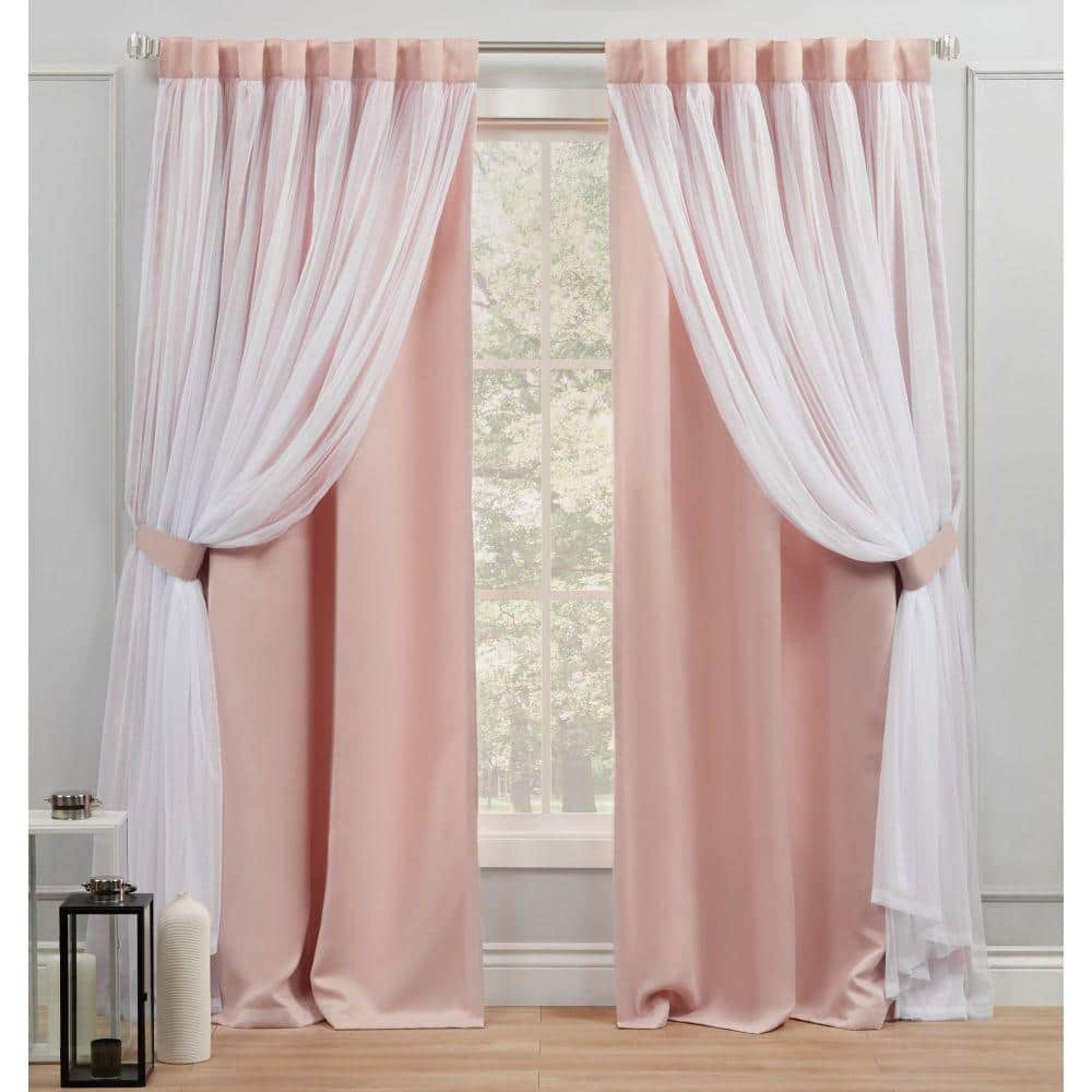 Reviews for EXCLUSIVE HOME Catarina Rose Blush Solid Room Darkening ...