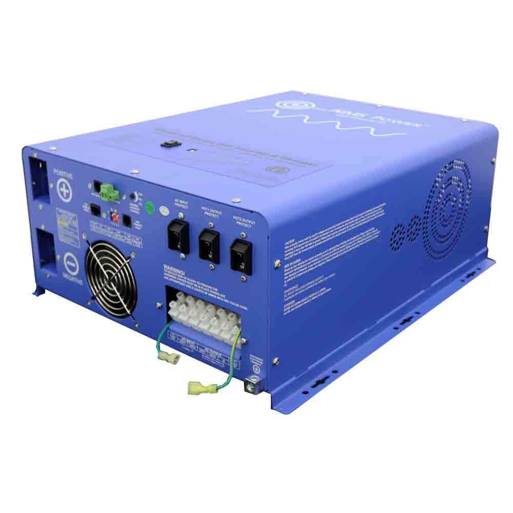 AIMS POWER 6000-Watt Continuous 18000 Peak Pure Sine Inverter Charger 24-Volt DC TO 120-Volt AC Output Listed to UL 458/CSA -  PICOGLF6024120U