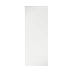24 in. x 80 in. x 1-3/8 in. Contemporary Flat White Primed Core Flush Wood Interior Slab Door