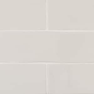 Breezy Beige 3 in. x 12 in. Subway Gloss Textured Ceramic Wall Tile (6.027 sq. ft./Case)