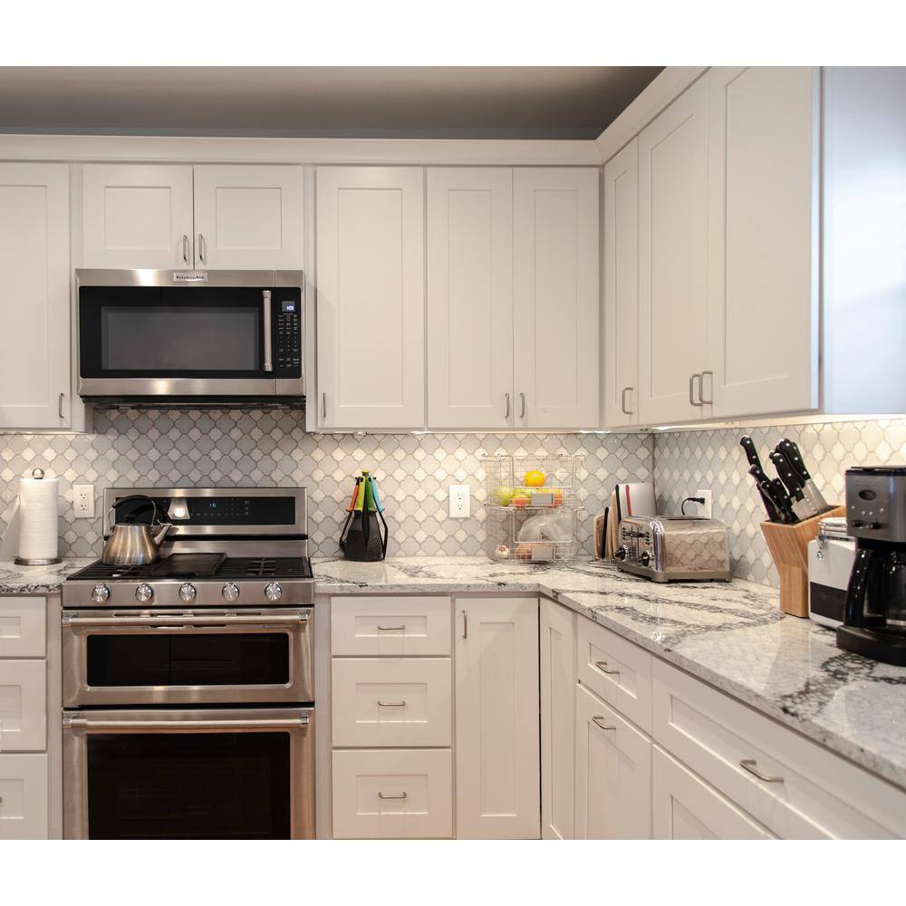 Brookings White Shaker Base Kitchen Cabinet with Drawer