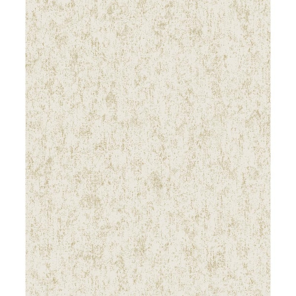 Unbranded Lustre Collection Cream/Gold Speckled Metallic Finish Paper on Non-woven Non-pasted Wallpaper Sample