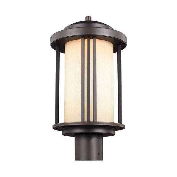 Generation Lighting Crowell 1-Light Antique Bronze Post Lantern